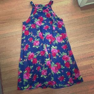 Betsey Johnson flowy, flowery dress